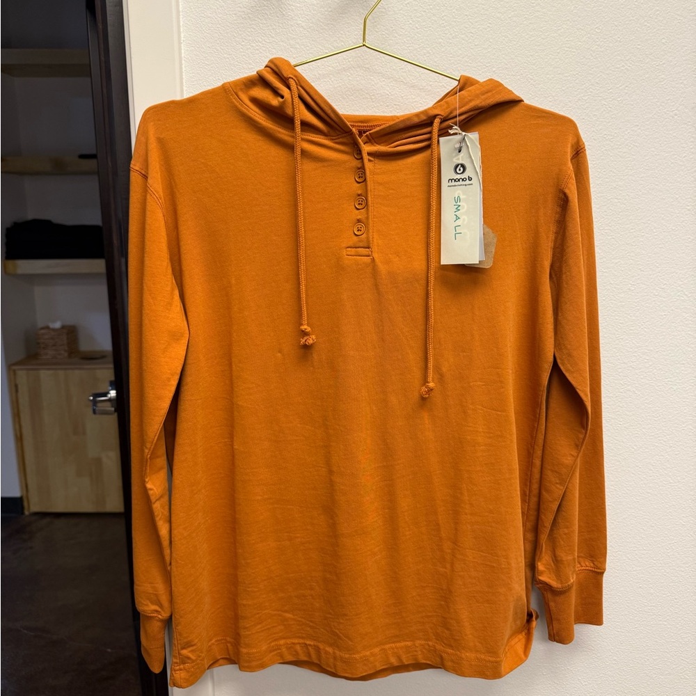 Mono B Rust Long Sleeve Hoodie